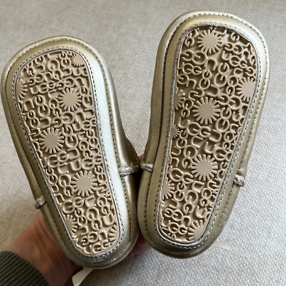 UGG gold leather